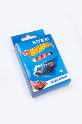 Крейда кольорова, 12 шт, 6 кольорів, KITE
